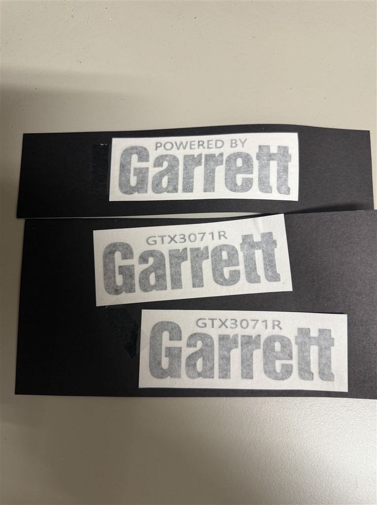 Stickers - Garrett Turbo style sticker, Autos : Divers, Autocollants de voiture, Enlèvement ou Envoi