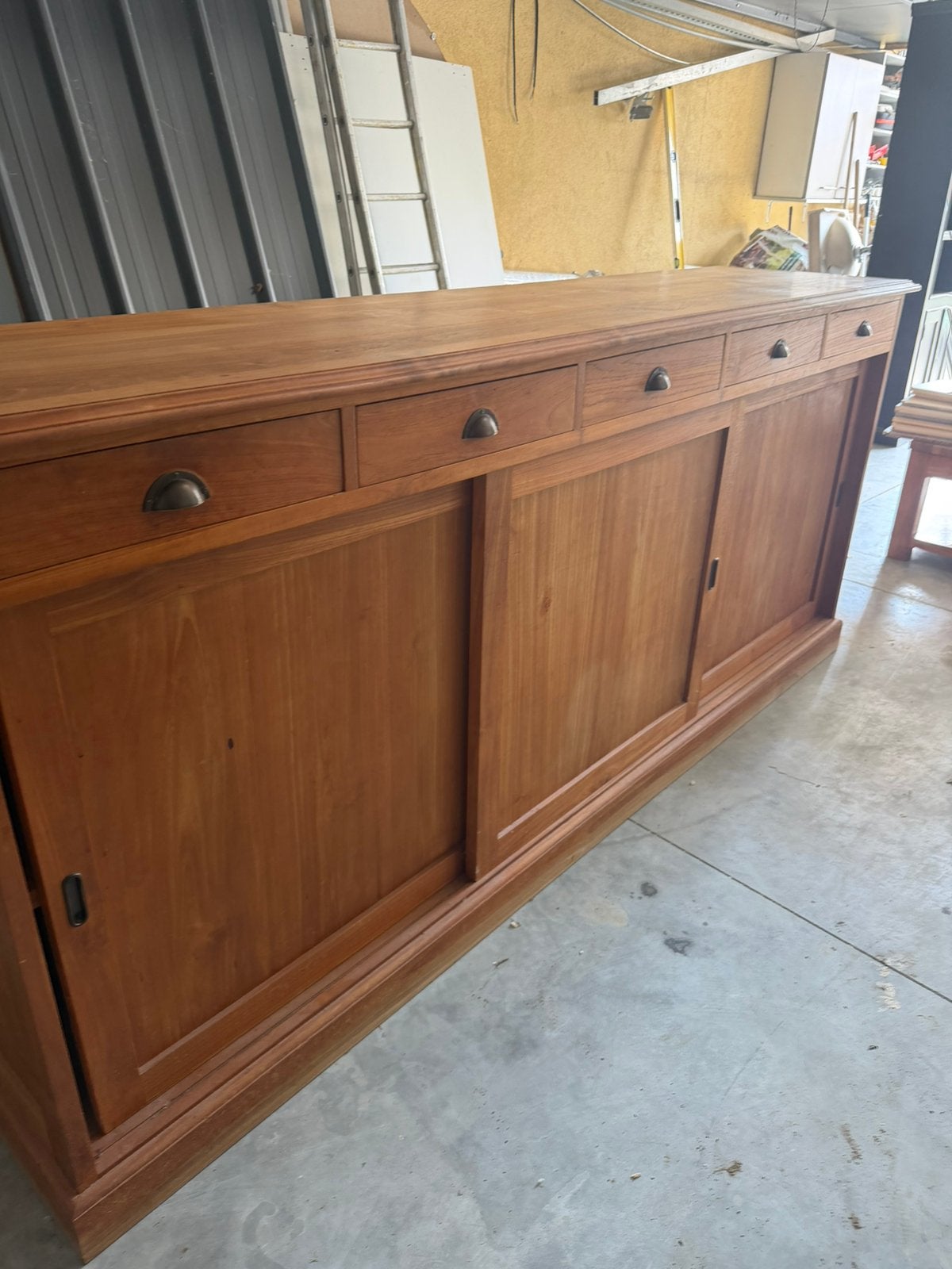Buffetkast teak, Ophalen, Gebruikt, Met lade(s), Teakhout