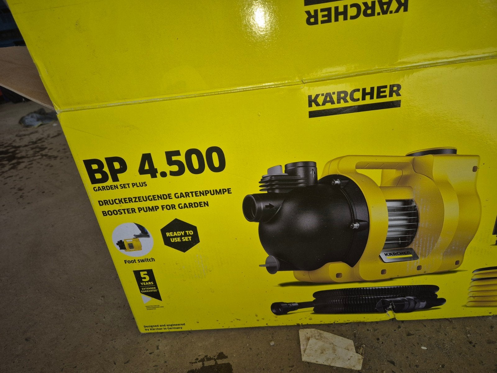 Karcher BP 4.500, Bricolage & Construction, Enlèvement ou Envoi, Comme neuf, Machine de nettoyage à brosse