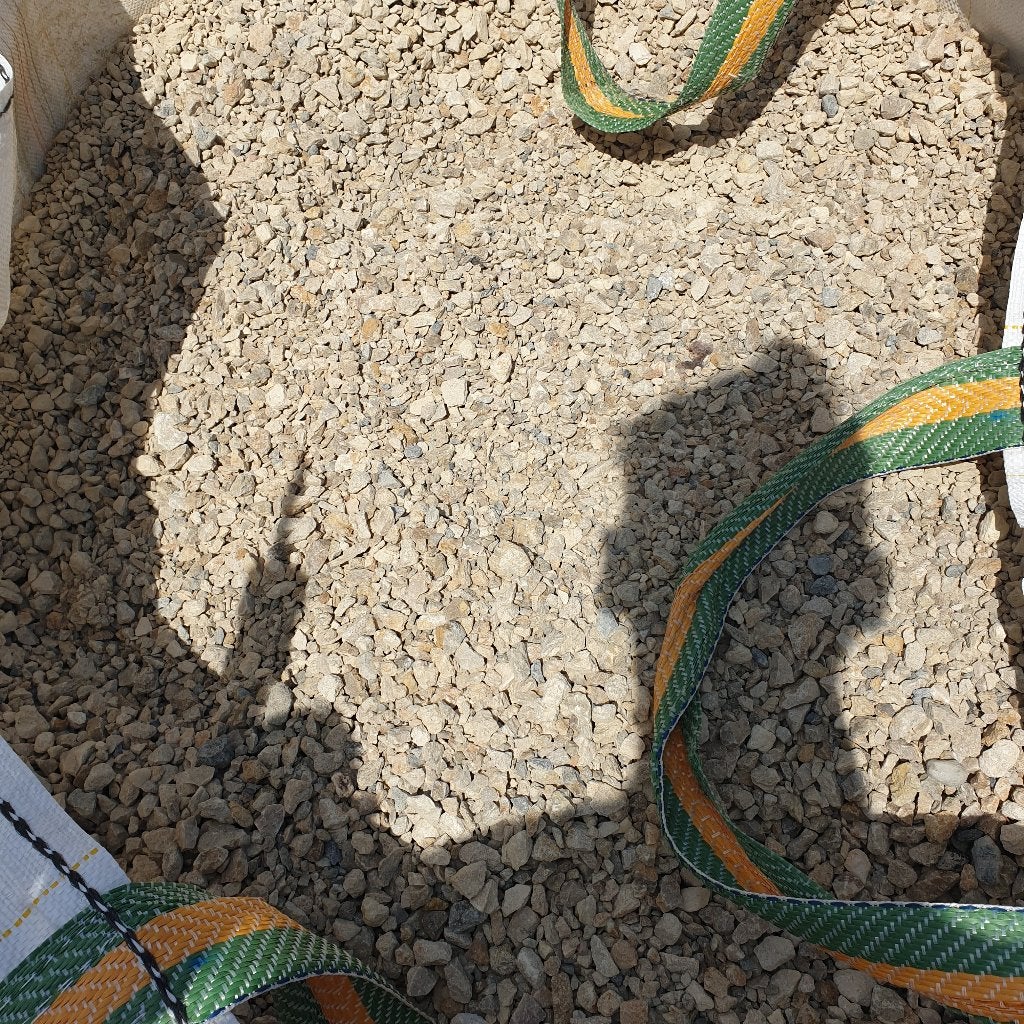 Gele siergrind 5/16, Tuin en Terras, Grind, Keien en Split, Ophalen, Nieuw, Geel