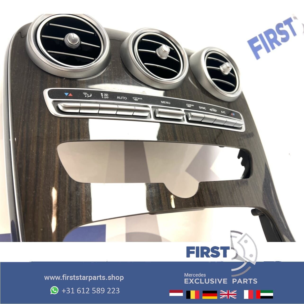 W205 W253 C GLC Klasse middenconsole MB 205 centre console, Gebruikt, -, Ophalen of Verzenden, -