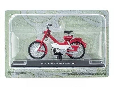 1:18 Leo Models Moto Mobylettes Italie Motom Daina Matic red, Enlèvement ou Envoi, Neuf, Moteur, Autres marques