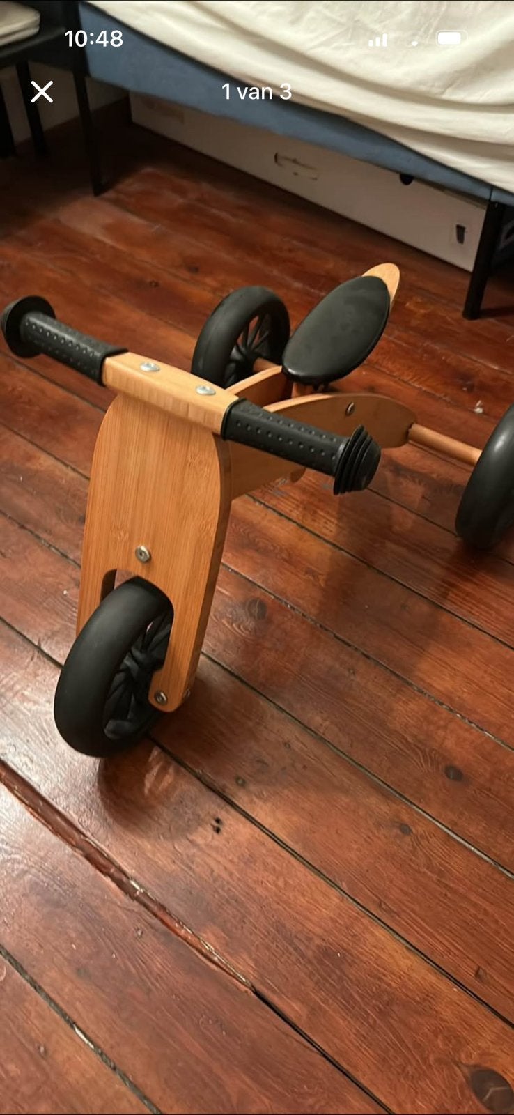 Houten driewieler, Kinderen en Baby's, Ophalen, Zo goed als nieuw
