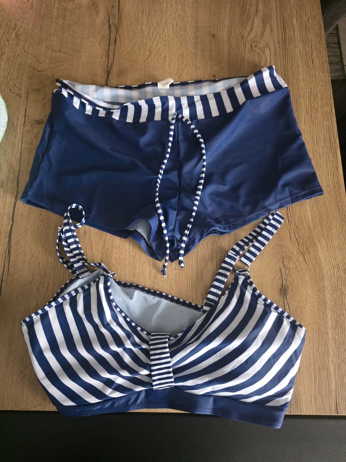 Marineblauwe bikini, Ophalen, Meerkleurig, Nieuw, Bikini