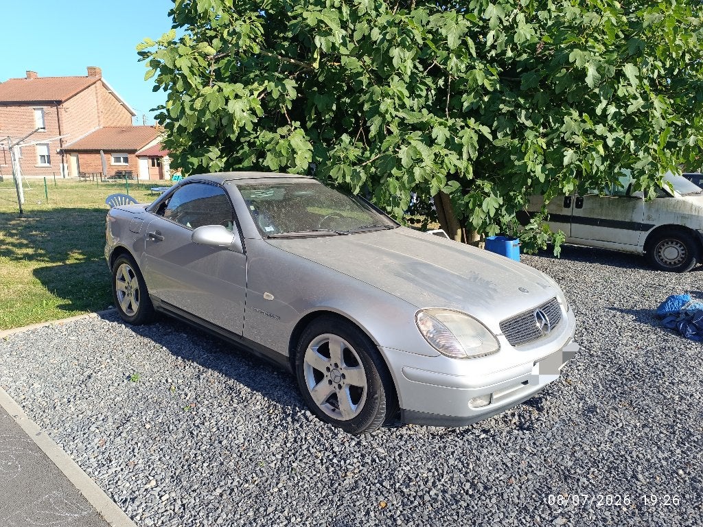 Compressor Mercedes SLK 230, Auto's, Mercedes-Benz, Particulier, SLK, Benzine, Cabriolet, 3 deurs, Handgeschakeld, Zwart, Leder