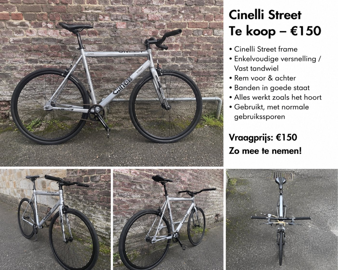 Fiets te koop ZO MEE TE NEMEN!!!, Ophalen, Zo goed als nieuw