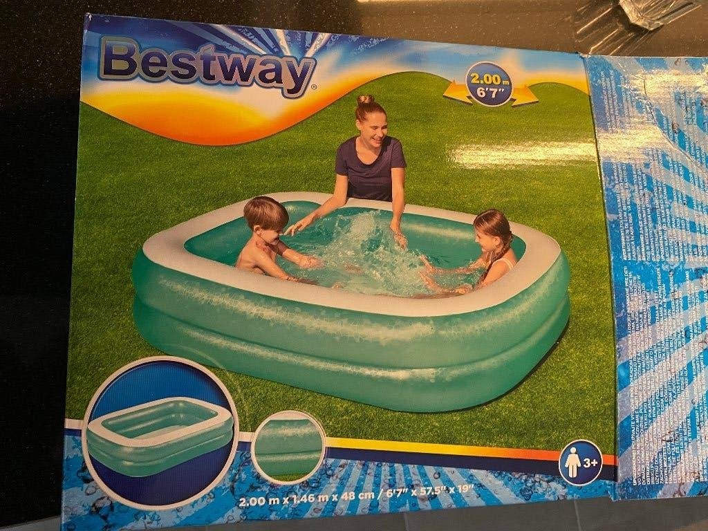 Zwembad bestway 2x1,46x0,48, Neuf, 200 à 400 cm, Piscine gonflable, Enlèvement ou Envoi