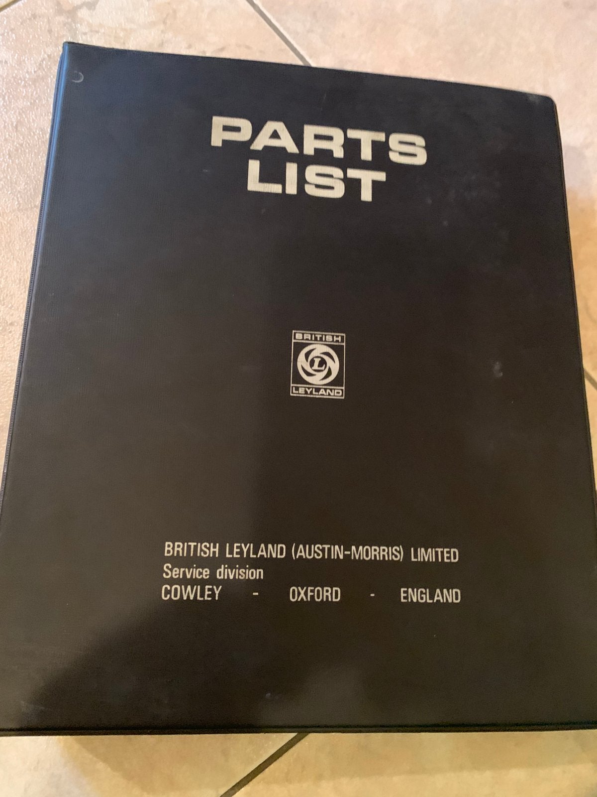 Parts list British Leyland, Ophalen of Verzenden