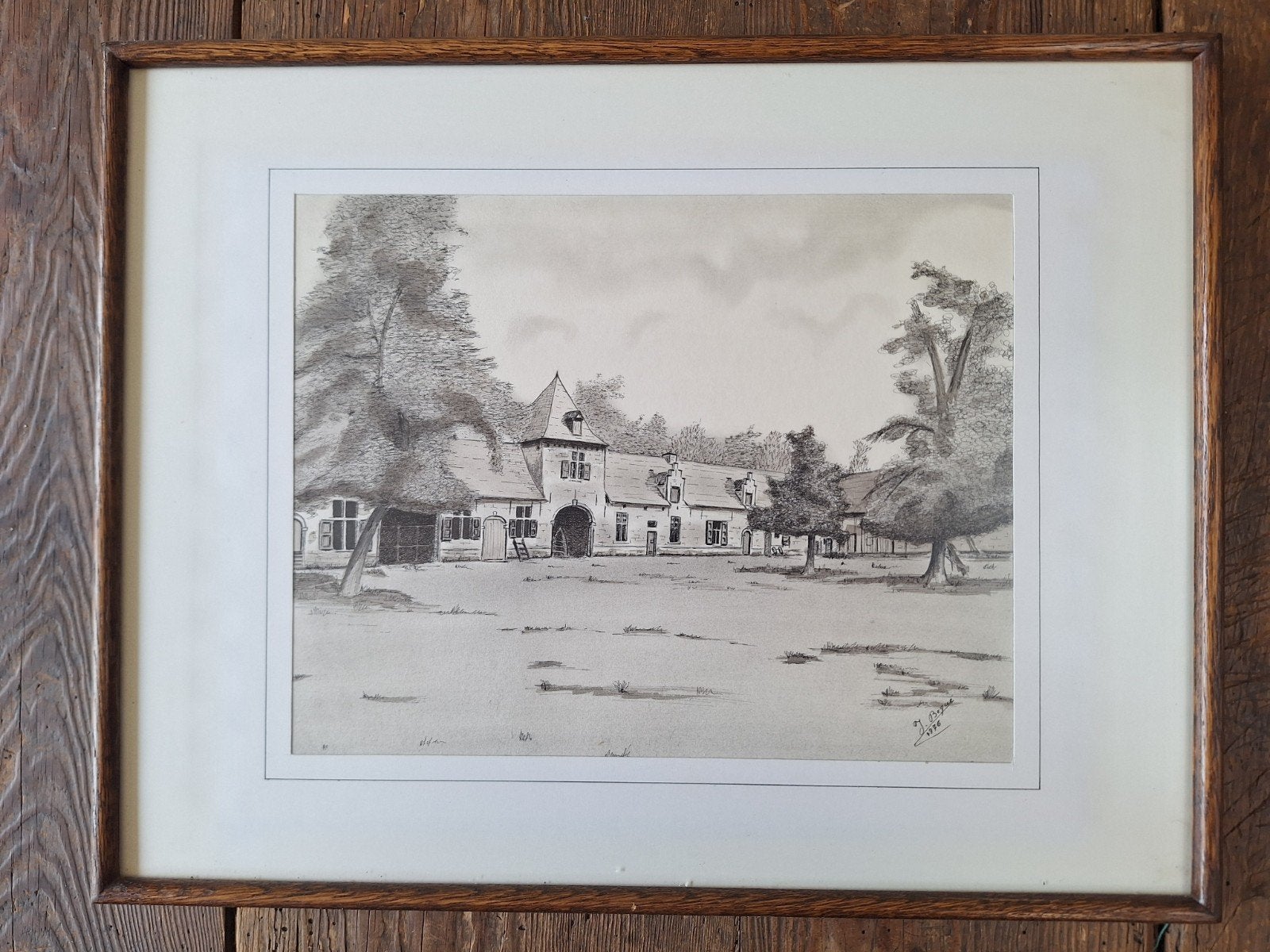 tekening J. Beque 1976, Ophalen of Verzenden
