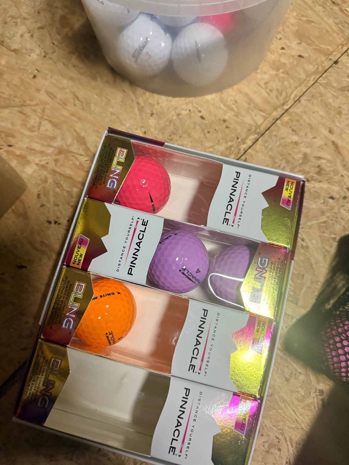 Golfballen, Ophalen, Nieuw