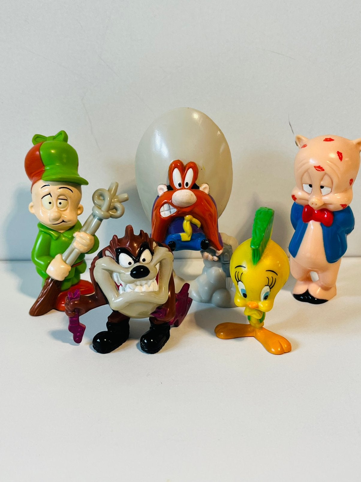 Set van 5 figuren van Looney Tunes 1994, Verzamelen, Poppetjes en Figuurtjes, Zo goed als nieuw, Ophalen of Verzenden