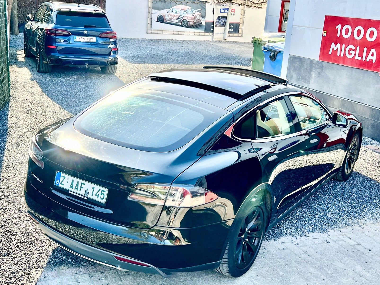 Tesla model S, Model S, Leder, Bedrijf, Te koop