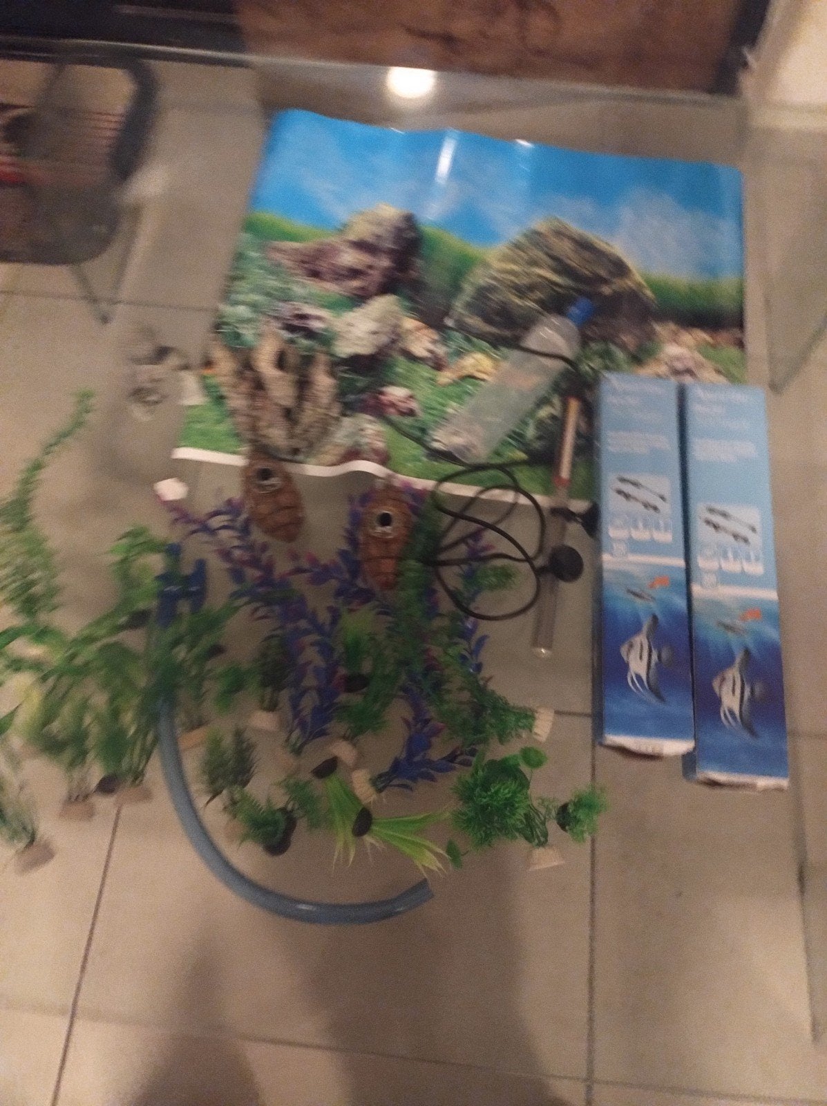 Lots Of Plants - Deco Aqua - 3 Termostaten Verwarmers-, Ophalen, Inclusief toebehoren, Nieuw, Decoratie
