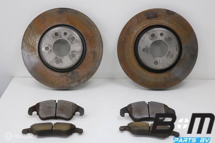 Set remschijven + blokken voorzijde Audi A6 4G 8R0615301D, Utilisé