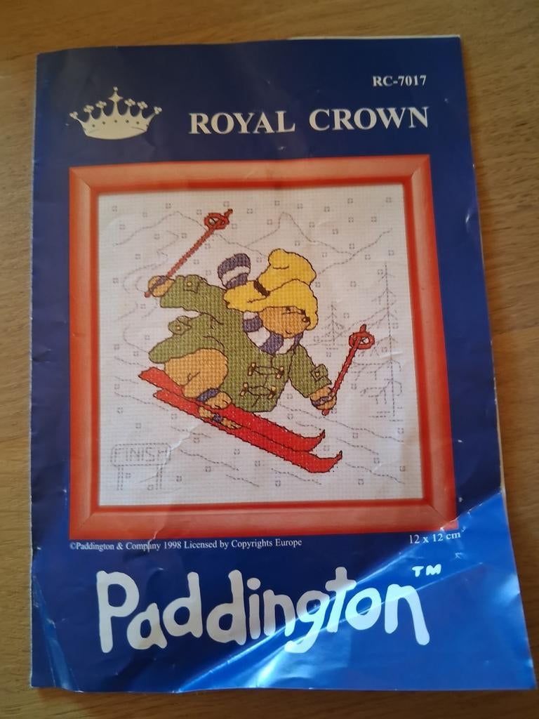 Borduurpatroon Beertje Paddington, Hobby & Loisirs créatifs, Broderie & Machines à broder, Enlèvement ou Envoi, Patron