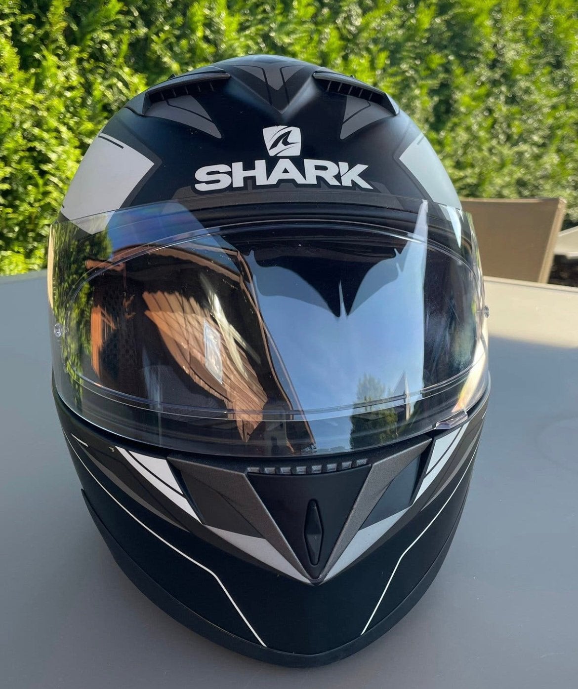 Zwarte helm voor vrouw Shark S, Motoren, Kleding | Motorhelmen, Ophalen of Verzenden, S, Shark