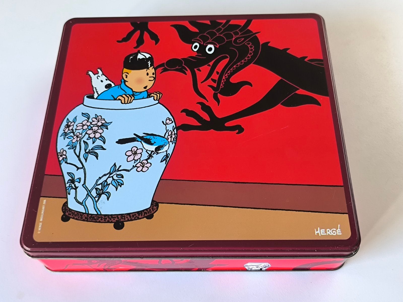 Blik Kuifje, de Blauwe Lotus, Verzamelen, Ophalen of Verzenden