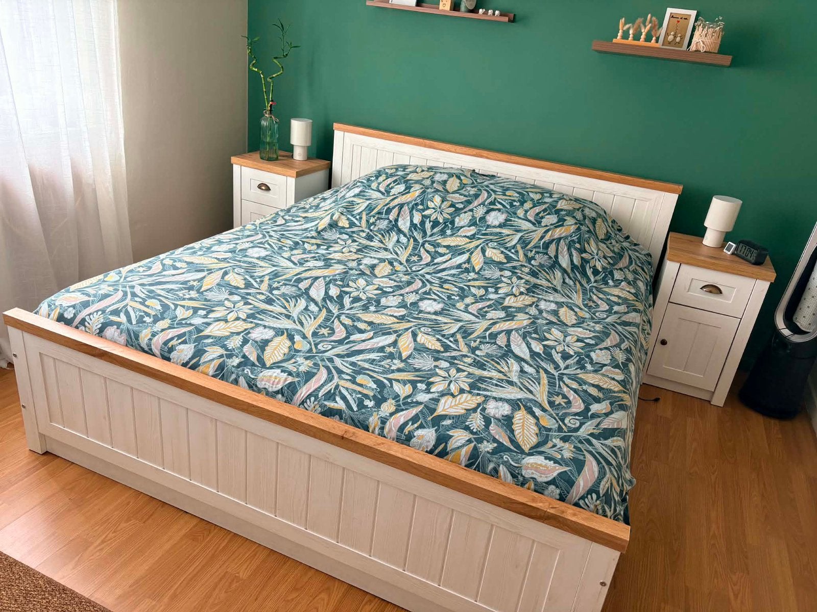 Chambre à coucher, Huis en Inrichting, Slaapkamer | Complete slaapkamers, Zo goed als nieuw, Twijfelaar, Ophalen