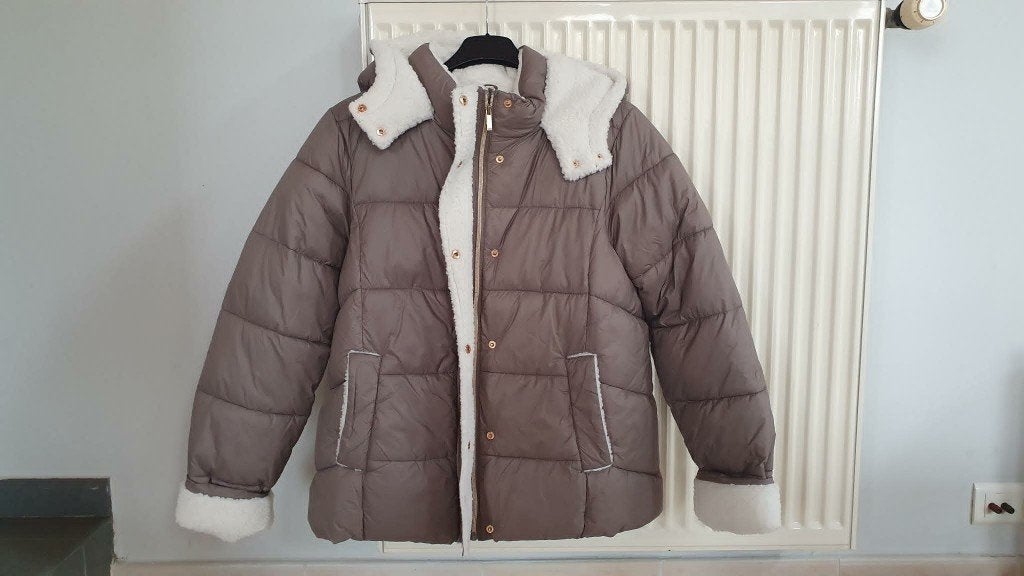 Blouson doudoune, Taille 42/44 (L), Enlèvement ou Envoi, Comme neuf, Brun
