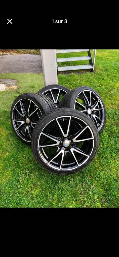 Jantes Speedline Corse + pneus, Autos : Pièces & Accessoires, Pneus & Jantes, Pneus et Jantes, 245 mm, Véhicule de tourisme, Pneus été