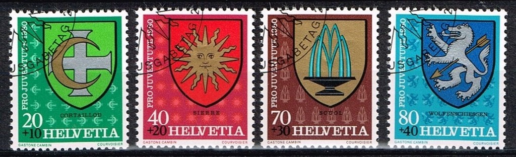 Timbres suisses - K 6218 - héraldique (3), Envoi, Affranchi