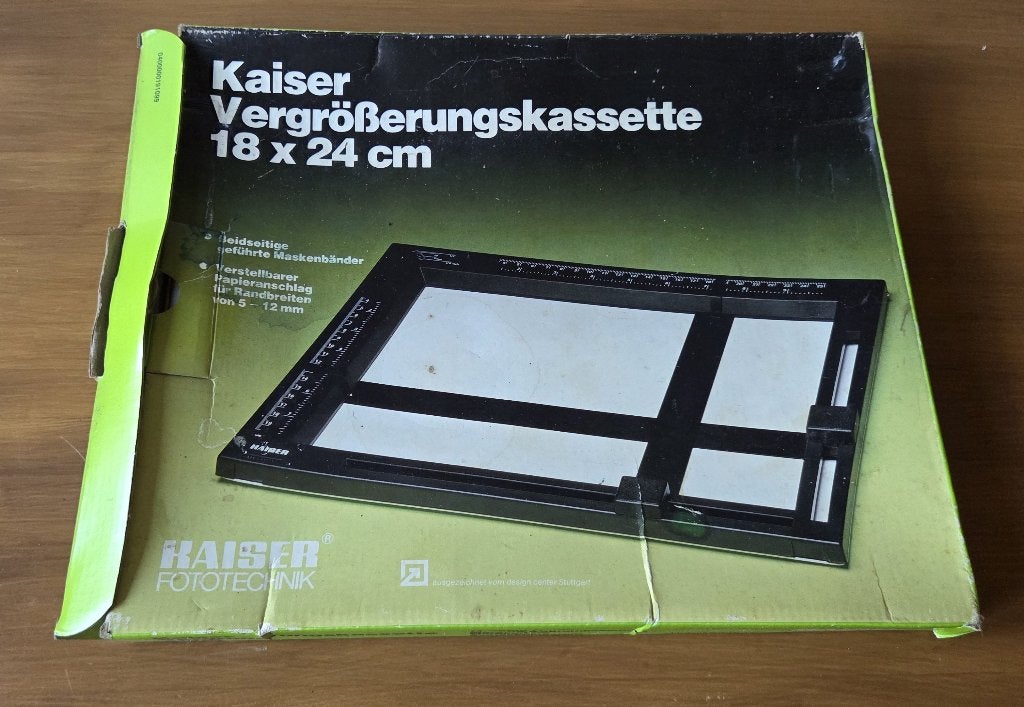 Vergrotingsframe 18x24cm Kaiser Fototechnik, TV, Hi-fi & Vidéo, Réglable, Enlèvement ou Envoi, Utilisé, Autres types