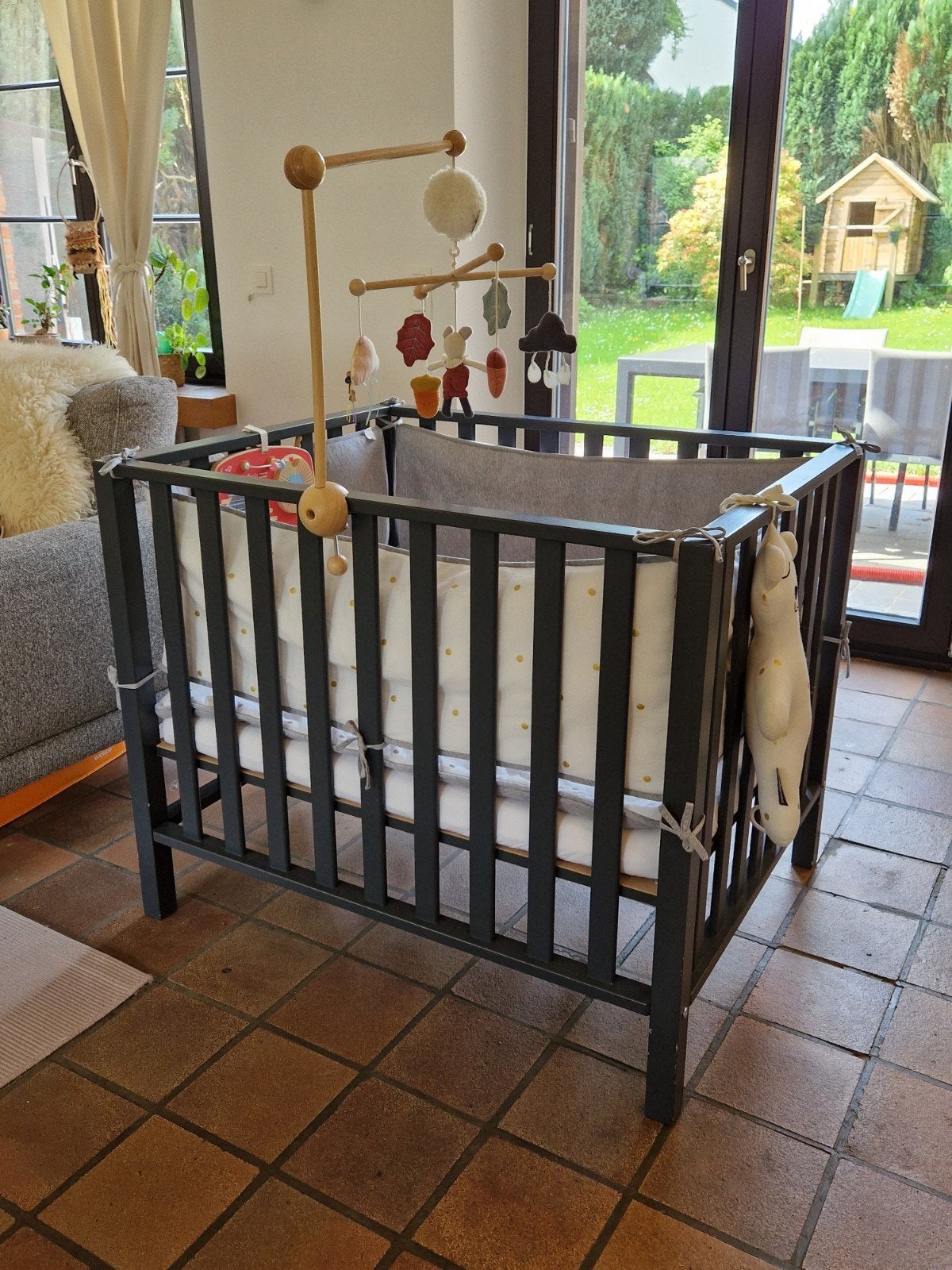Parc bébé Childhome complet, Kinderen en Baby's, Ophalen, Rechthoekig, Boxkleed