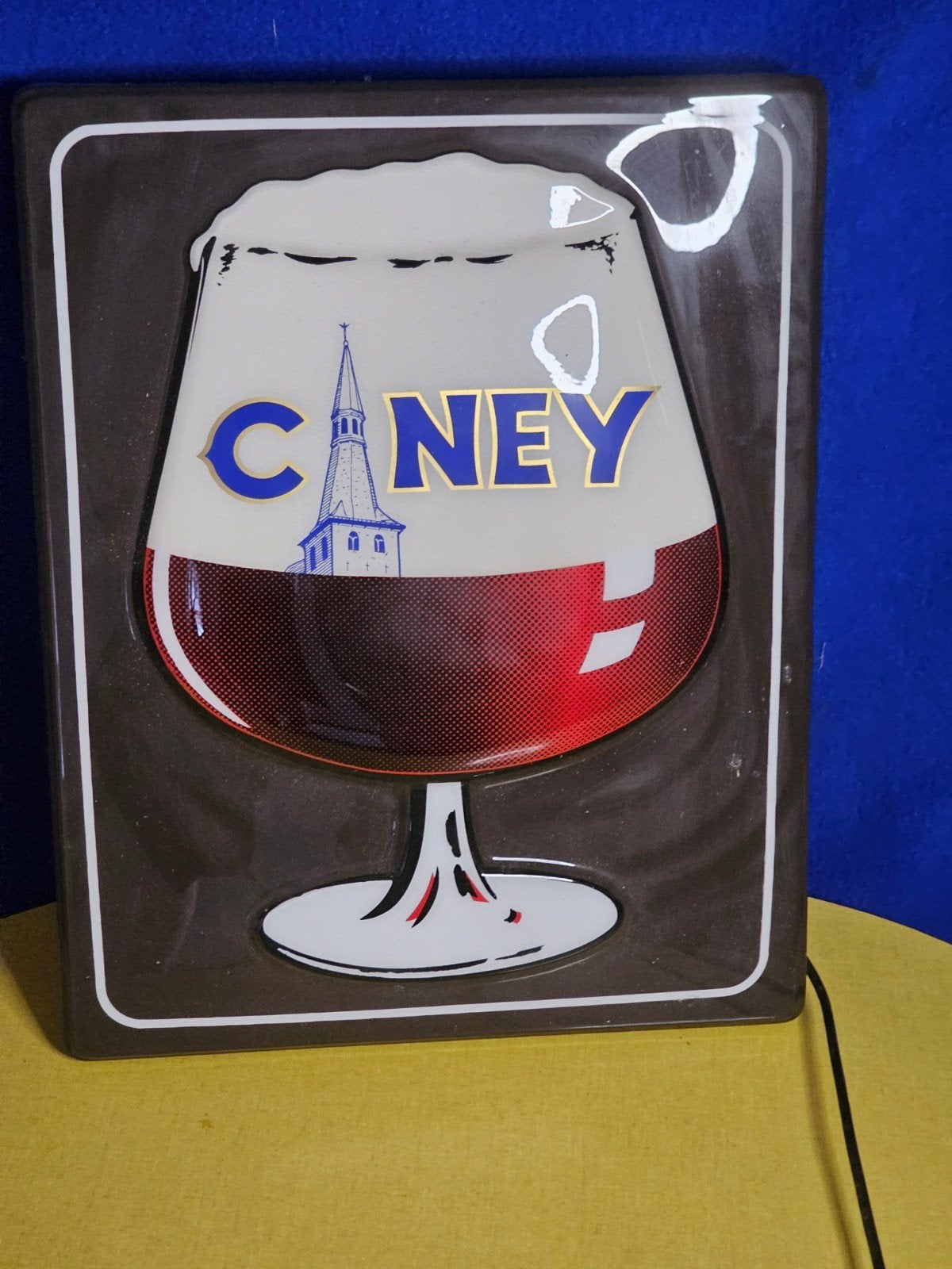 Vintage lichtreclame Ciney Bier
50 x 40 cm, Ophalen of Verzenden