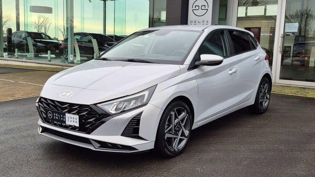 Hyundai i20 1.0 TGDI Trend Line  automaat, Auto's, Stof, Gebruikt, 100 pk, Bedrijf