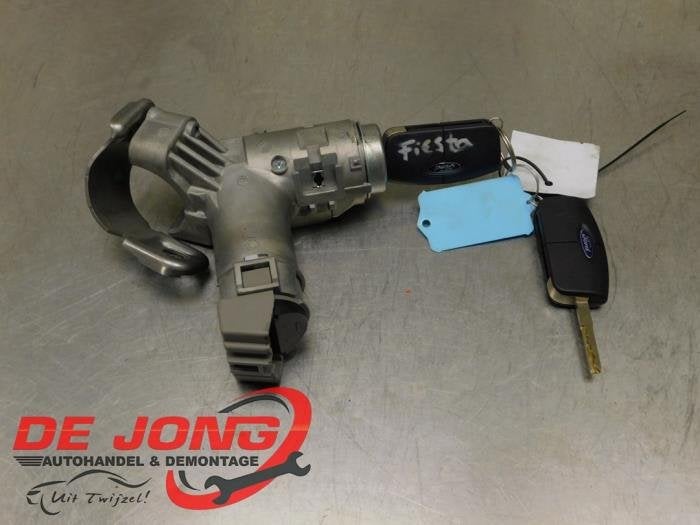 Kontaktslot + Sleutel van een Ford Fiesta, Auto-onderdelen, Overige Auto-onderdelen, Ford, Gebruikt, 3 maanden garantie, Ophalen of Verzenden