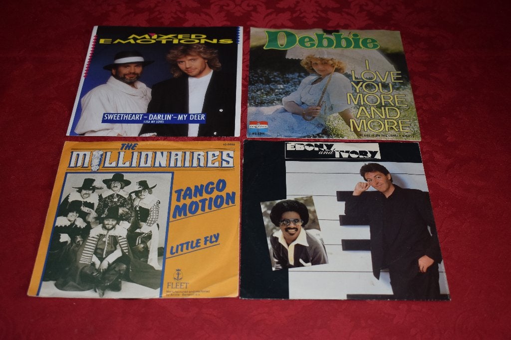 diverse 45t's TOP HITS, Pop, 7 inch, Ophalen of Verzenden, Zo goed als nieuw
