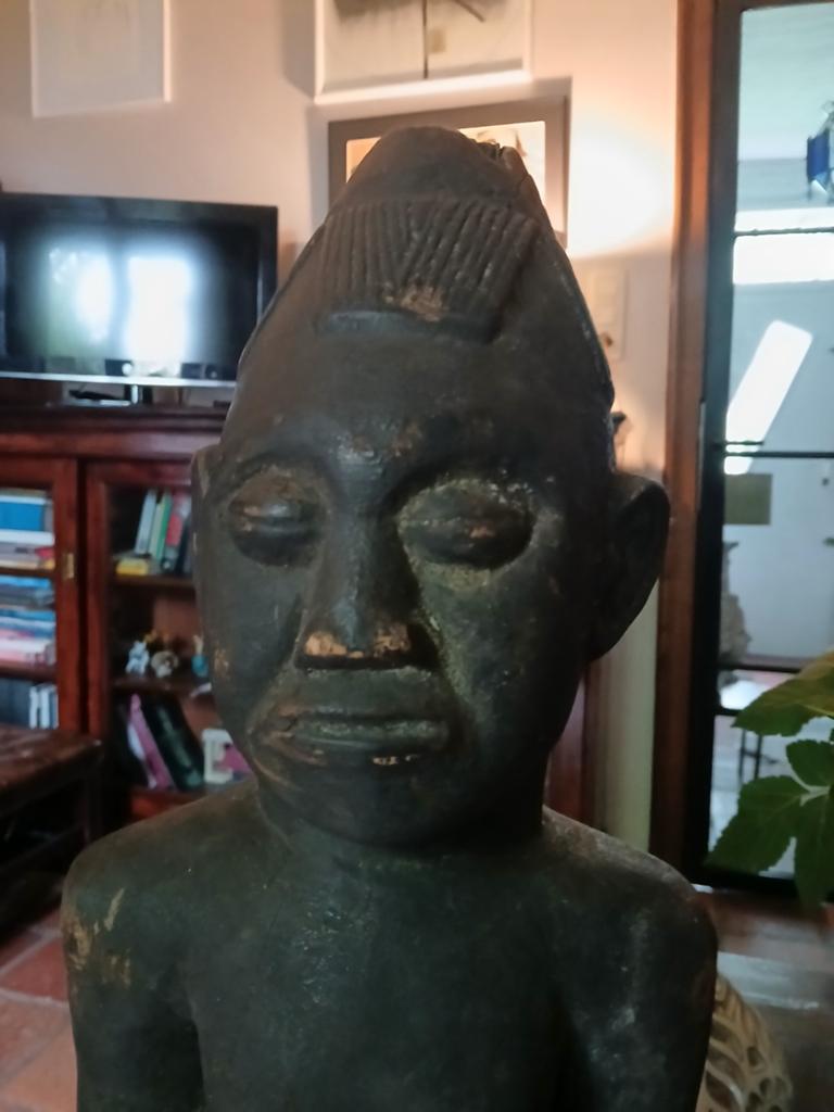 Afrikaans houten beeld 60cm hoog., Ophalen of Verzenden