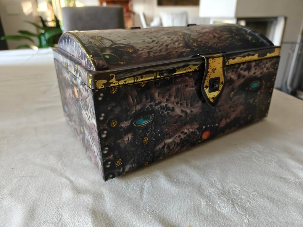 Vintage blikken doos, Ophalen of Verzenden