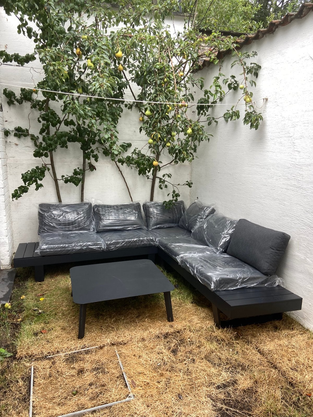 Splinternieuwe Exterioo Vinci loungeset + tafel, Ophalen, Nieuw, Aluminium, Loungeset