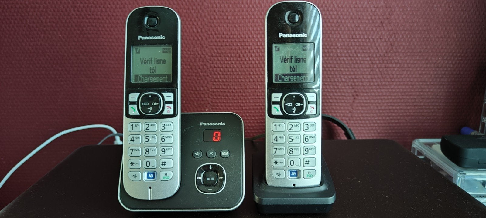 Téléphone Panasonic, Télécoms, Enlèvement, Neuf, 2 combinés