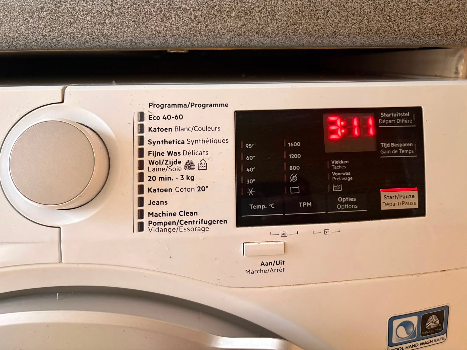 Wasmachine 8kg AEG lavamat 6000 series, Ophalen, Gebruikt