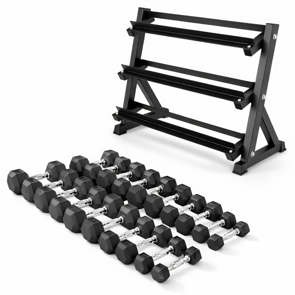 PH Fitness Hexa Dumbbells 2,5-25KG Voordeelset, Enlèvement, Neuf, Haltère