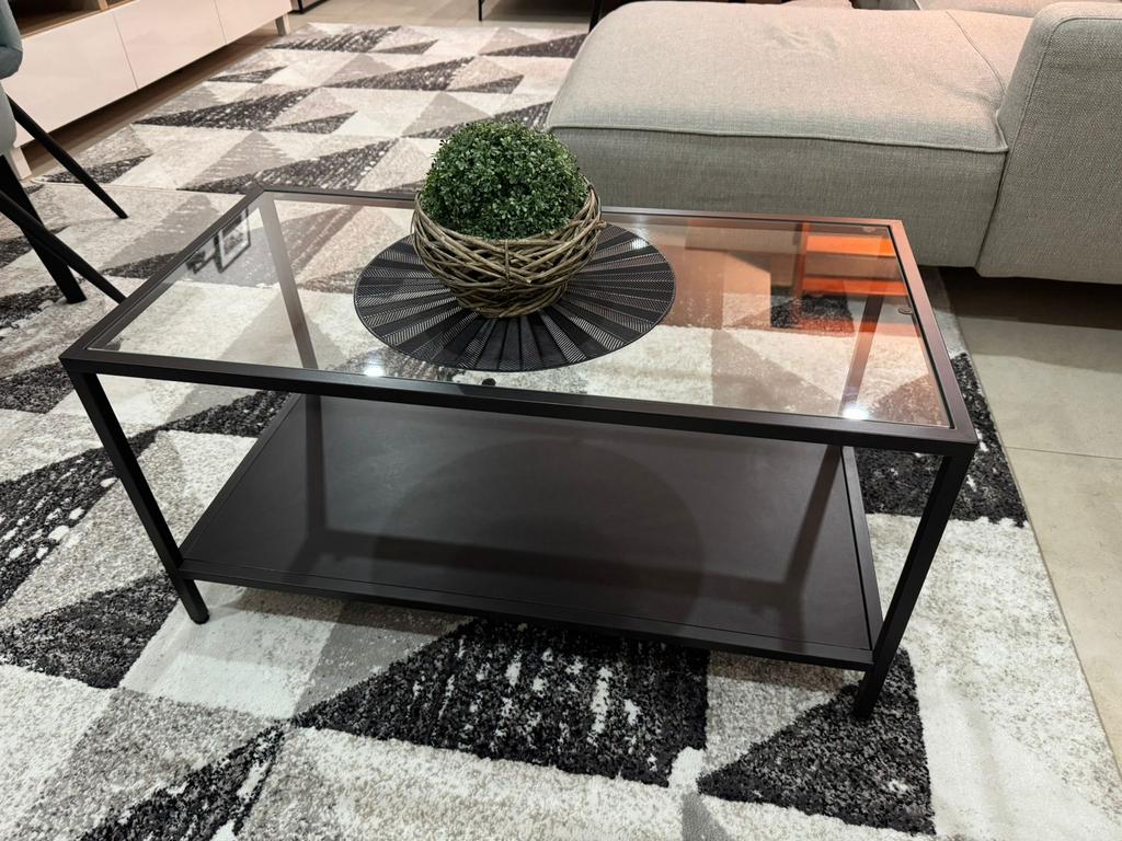 ikea salontafel zwart, Huis en Inrichting, Tafels | Eettafels, Ophalen, Zo goed als nieuw