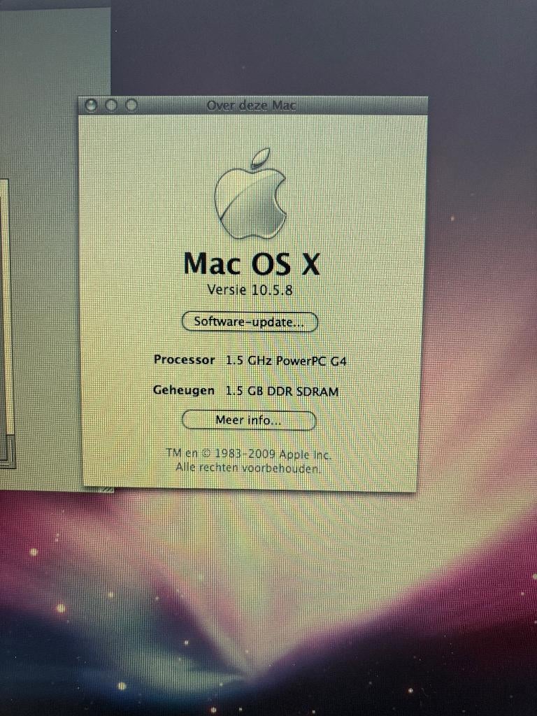 apple macbook pro power pc g4 qwerty, Computers en Software, Apple Desktops, Gebruikt, Minder dan 4 GB, HDD, Ophalen of Verzenden