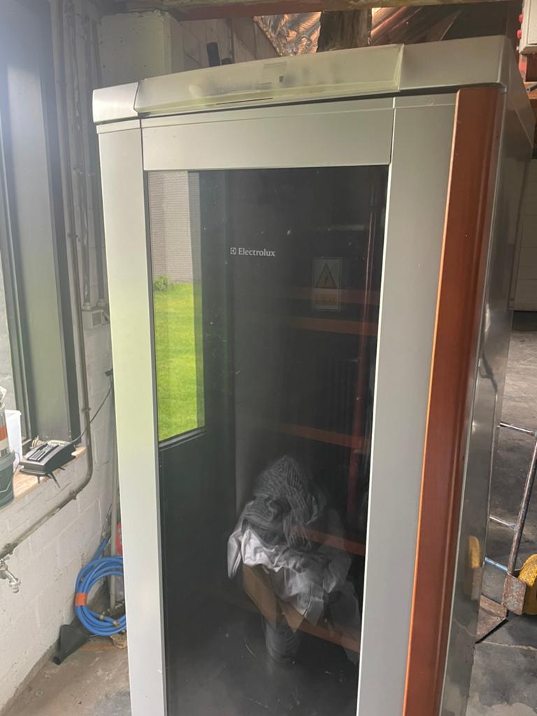 réfrigérateur à vin Electrolux, Enlèvement, Utilisé, Bois, 75 cm ou plus