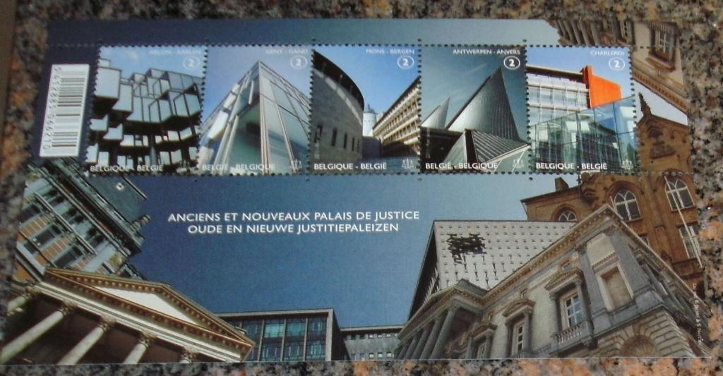 1 blok bl191 oude en nieuwe justitiepaleizen, Frankeerzegel, Ophalen of Verzenden, Zonder stempel, Postfris