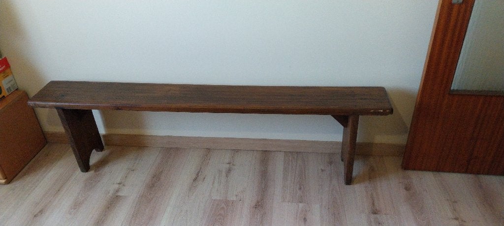 Banc en  bois, Enlèvement, Bois