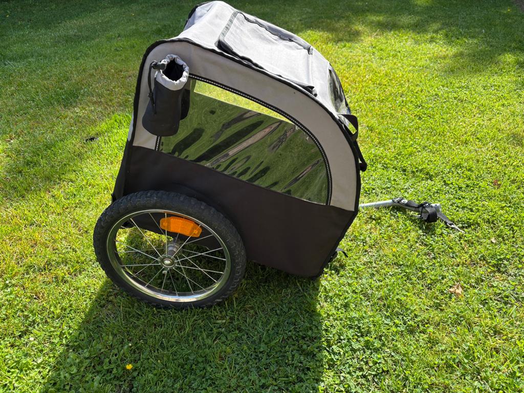 Fietskar hond, Fietsen en Brommers, Fietsaccessoires | Aanhangwagens en Karren, Ophalen, Gebruikt, Hondenkar, Minder dan 20 kg