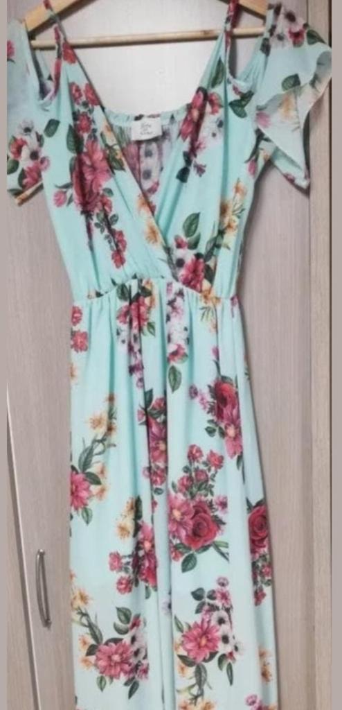 Prachtige zomerjurk, als nieuw! Koopje!, Kleding | Dames, Jurken, Overige kleuren, Zo goed als nieuw, Onder de knie, Ophalen