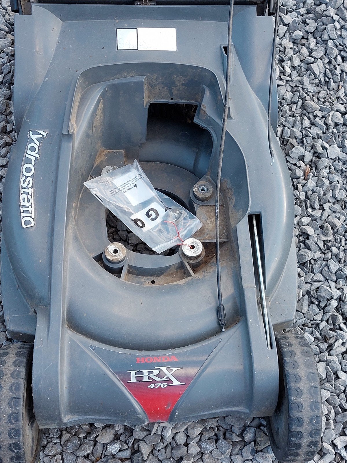Honda HRX476 chassis voor grasmaaier, Tuin en Terras, Ophalen, Versnellingen