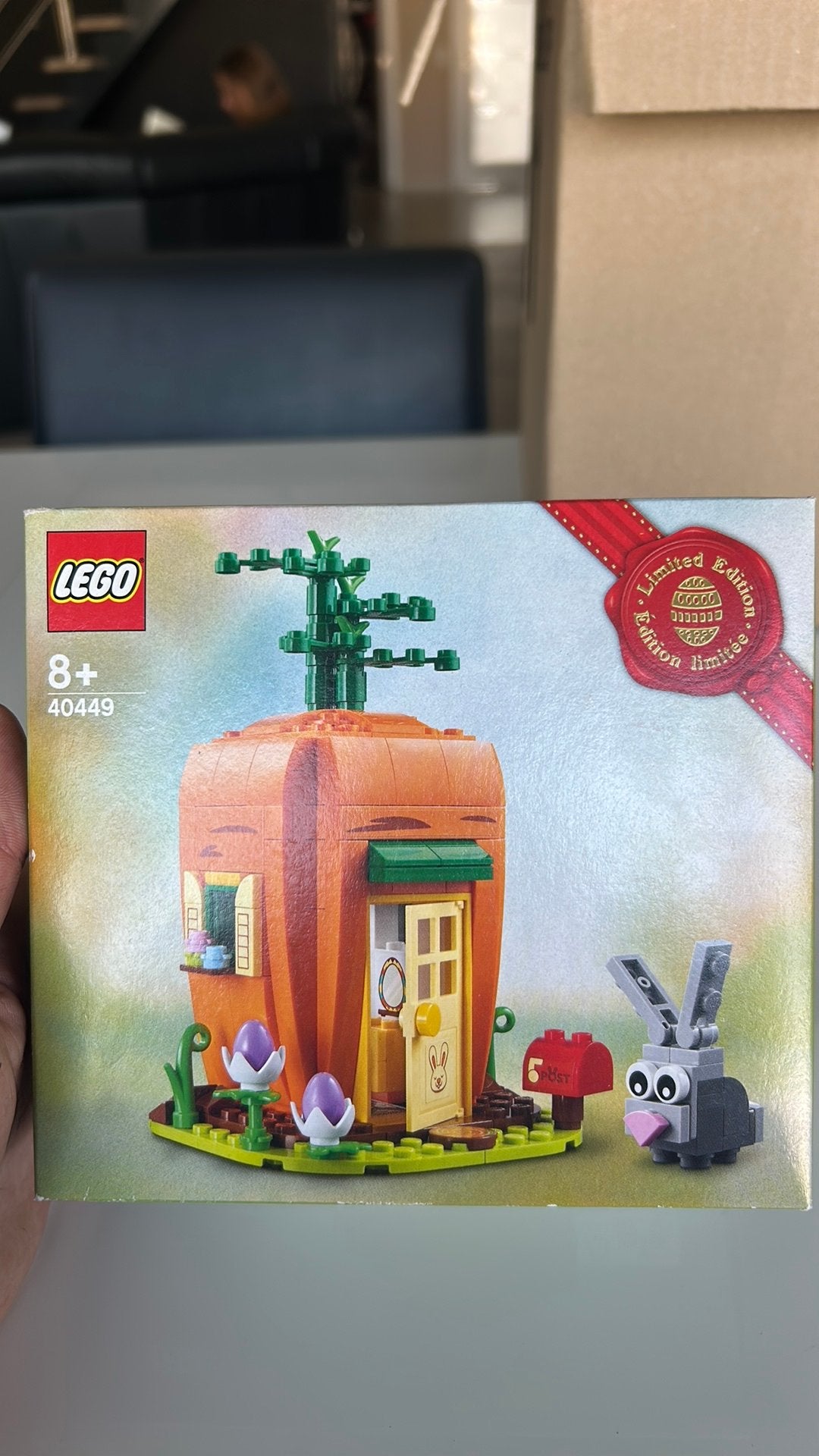 Lego 40449 Easter Bunny’s Carrot House, Ophalen of Verzenden, Zo goed als nieuw, Lego