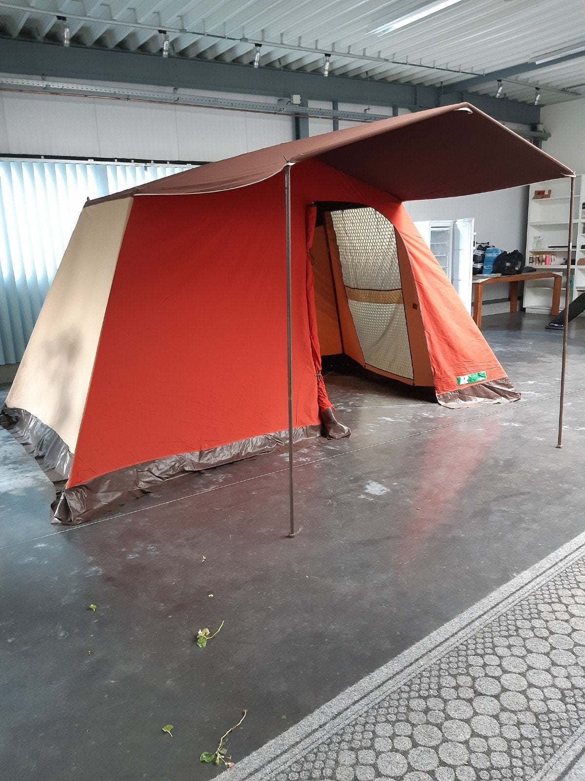 4 persoons tent, Ophalen