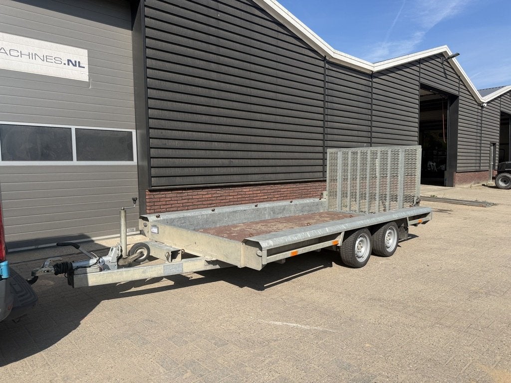 Vlemmix machinetransporter 400x180 gebruikt Belgische papier, Auto diversen, Aanhangers en Bagagewagens, Gebruikt