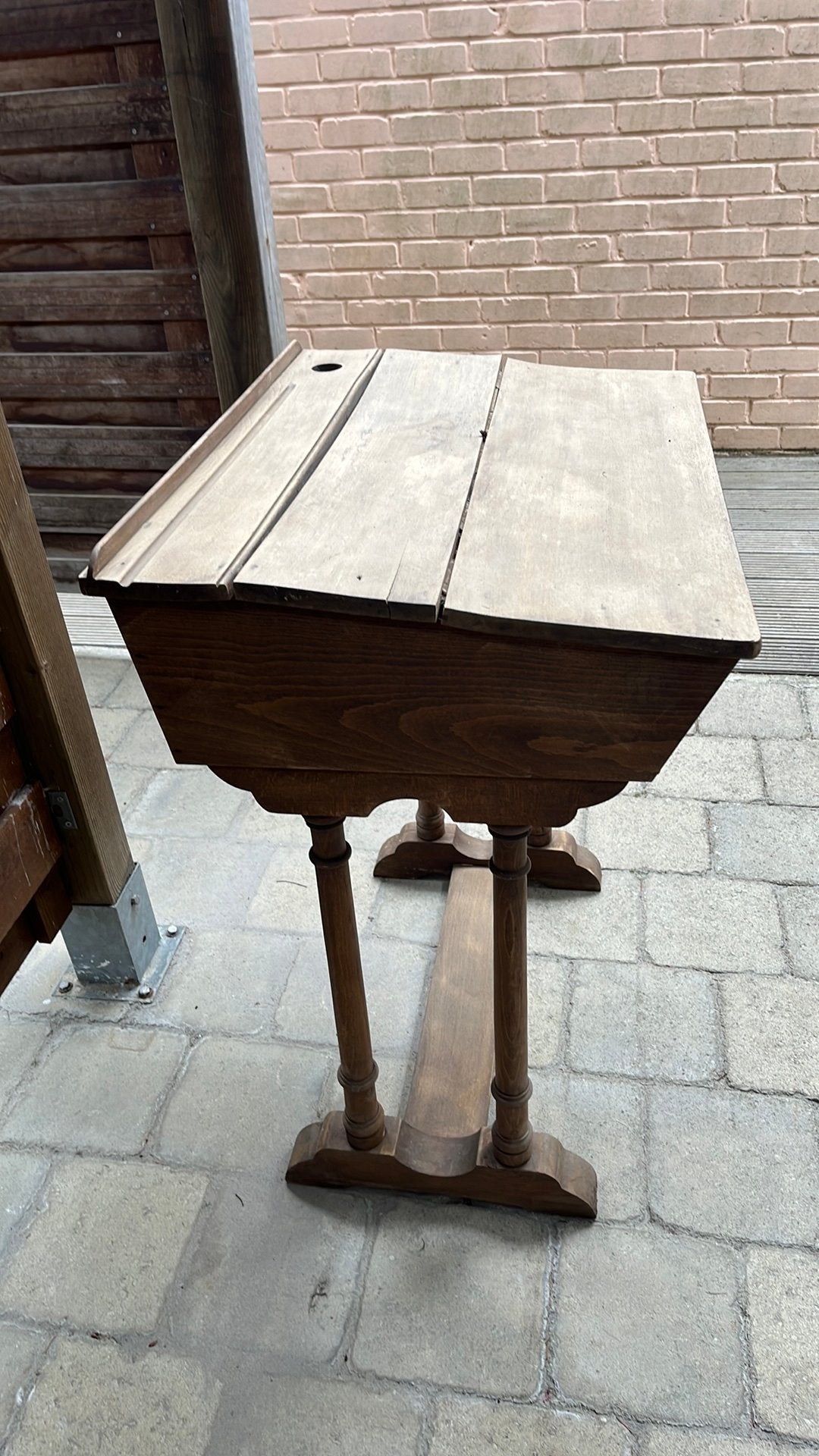 Pupitre ancien, Antiek en Kunst, Ophalen