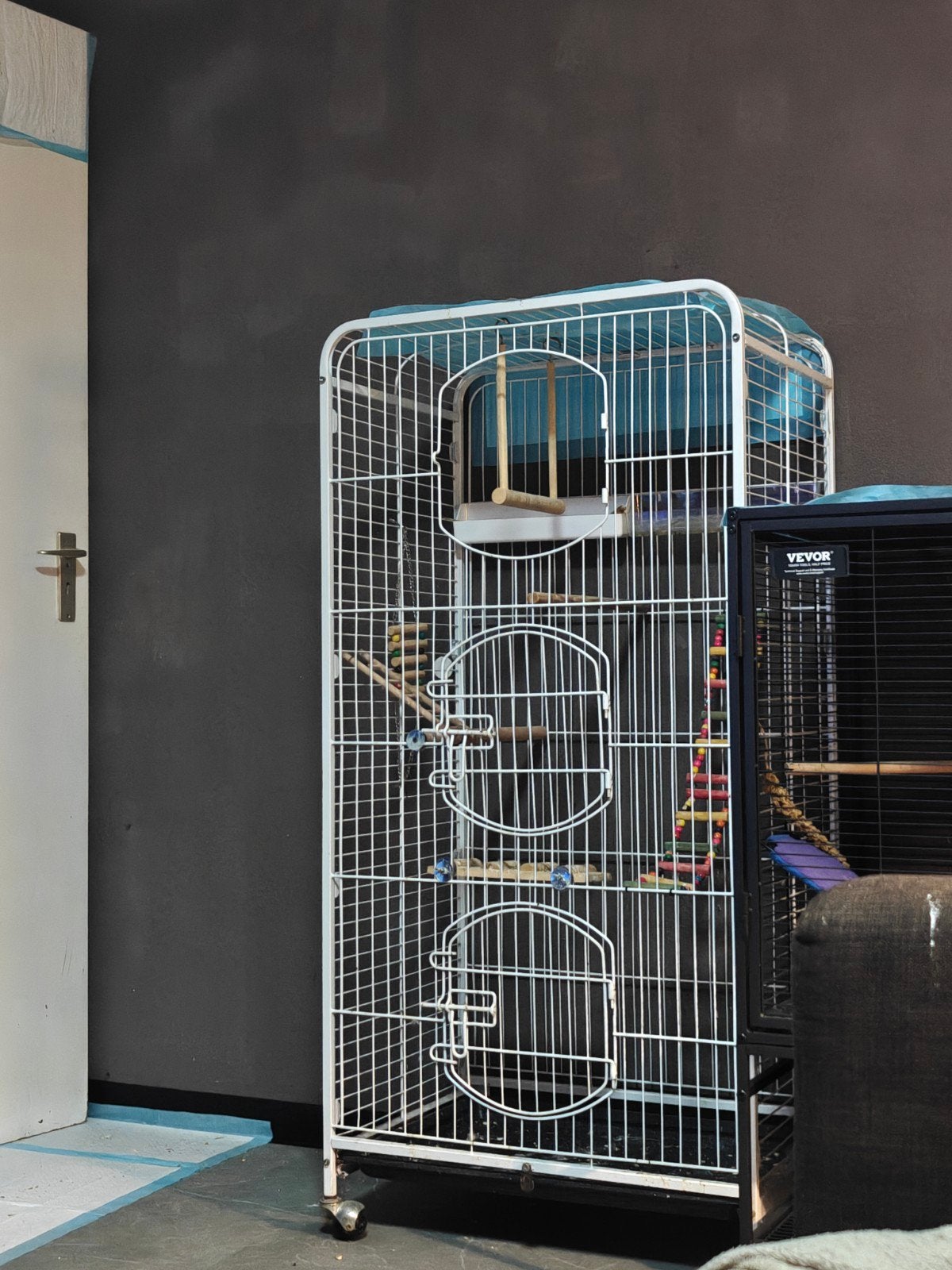 cage oiseau, Enlèvement, Utilisé, Cage à oiseaux